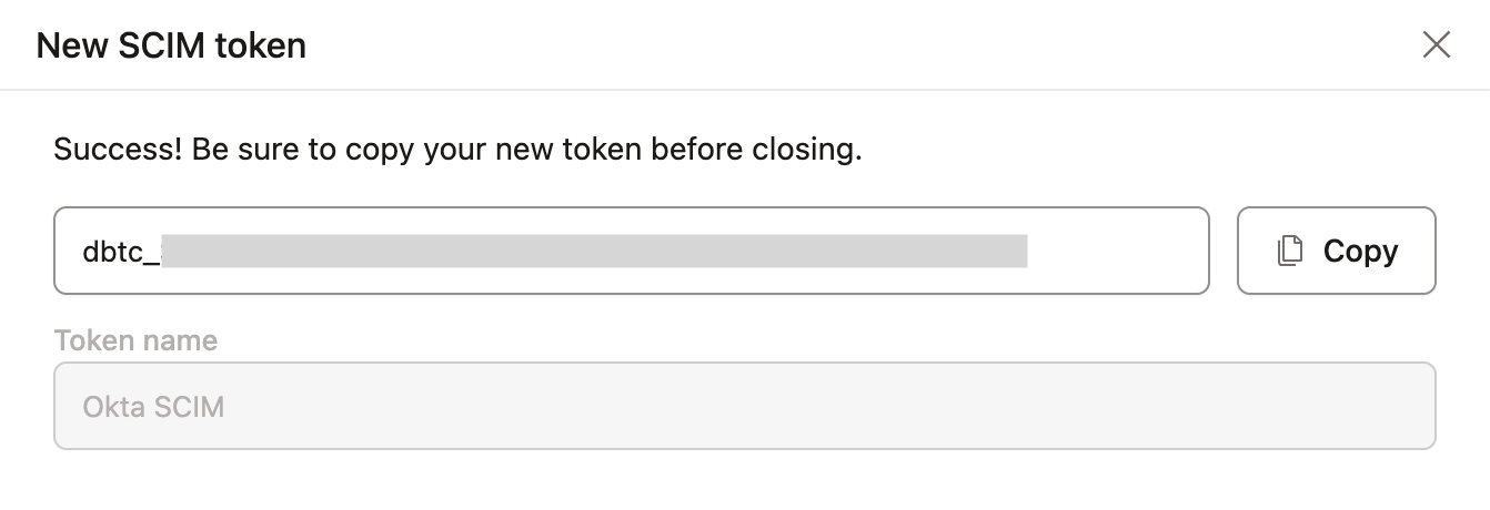 Give your token and identifier.