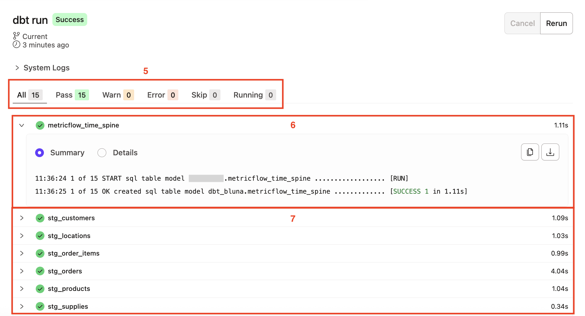 The Invocation History list displays a list of previous invocations in the IDE